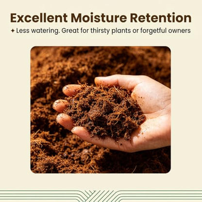 Halatool Organic Coco Coir Brick, 1 Pack Compressed Coco Coir for Plants, Coconut Fiber Substrate with Low EC & pH Balance, High Expansion Coco Peat Seed Starter Soil for Planting Gardening - color: 1 Pack