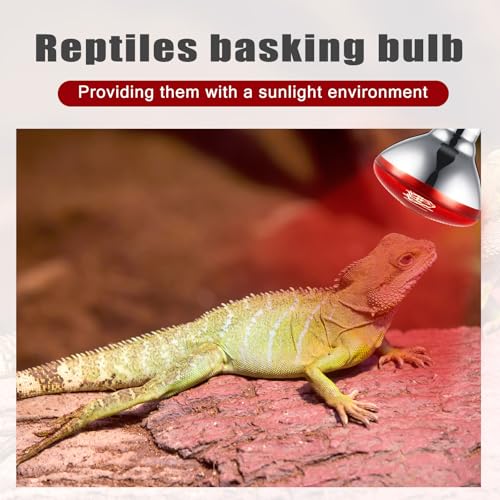 VIHOSE 4 Pack Infrared Heat Lamp for Chickens 150 Watt 120v Thickened Red Heat Lamp Bulbs for Food Service, Reptile, Pet, Bathroom, Light Therapy Use E26 Base - style: 150 Watt
