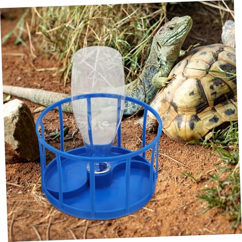 Reptile Water Dispenser and Feeder Automatic Water Bowl for Tortoises Lizards Other Reptiles High Capacity Reservoir for Consistent Hydration Easy to Clean Plastic Design