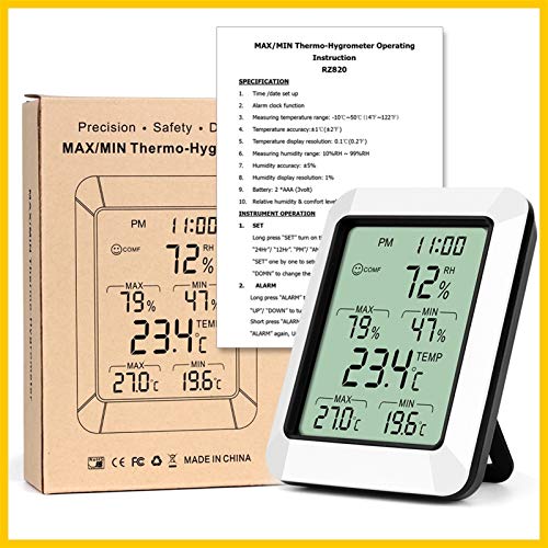 Digital Thermometer Hygrometer Room Indoor Temperature Sensor Humidity Meter Wireless Hygrometer