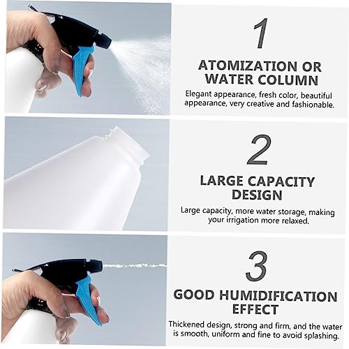 Toyvian 2pcs Humidification Spray Bottle for Plant Watering Garden Sprayer Reptile Sprayer Air Pressure Kettle Home Watering Can