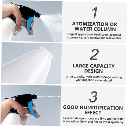 Toyvian 2pcs Humidification Spray Bottle for Plant Watering Garden Sprayer Reptile Sprayer Air Pressure Kettle Home Watering Can