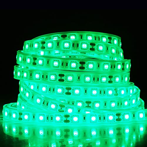 Boat Lights, Green LED Light Strip Underwater 12 Volt IP68 Waterproof Outdoor Lighting Products Boat Accessories Navigation Boat Lights Bow and Stern Led for Pontoon Kayak Pool Fish Marine... - color: Green