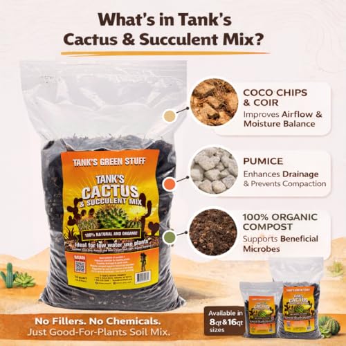 Tank's Cactus & Succulent Mix 16 qt Bag - size: 16 Quarts