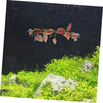 TOYANDONA Flexible Jungle Vines for Reptiles – Bendable Artificial Climbing Branches with Leaves and Suction Cup for Terrarium Habitat Decor for Lizards Snakes and Frogs – 1 Piece