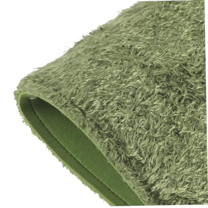 BESPORTBLE Reptile Carpet Mat Wear-Resistant Substrate for Snakes Lizards Tortoises and Amphibians Imitation Grass Terrarium Liner Moisture Retention Mat