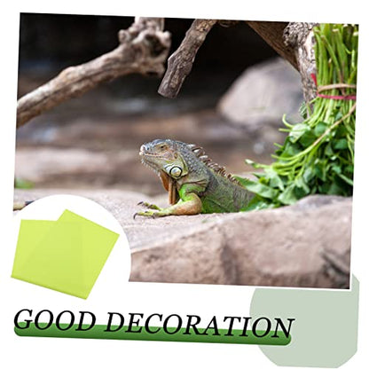 Kisangel Waterproof Reptile Carpet Mat Washable Non-Adhesive Substrate for Bearded Dragon and Leopard Gecko Terrariums 20 Gallon Tank Liner Basking Platform