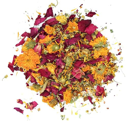 Forage Mix,100% All Natural Botanical Herb Treat for Rabbit Hamster Guinea Pig Chinchilla Chicken Gerbil Degu & Other Small Animals (All in One Forage Mix 30g)