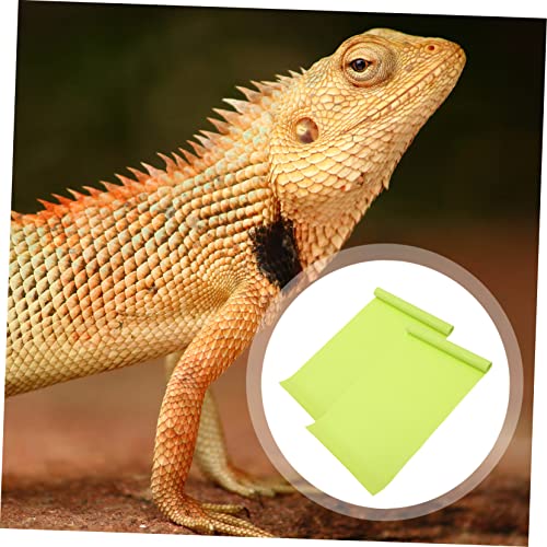 Happyyami Reptile Carpet for Bearded Dragon Tank Substrate for Reptile Tank Comfortable Clean Habitat