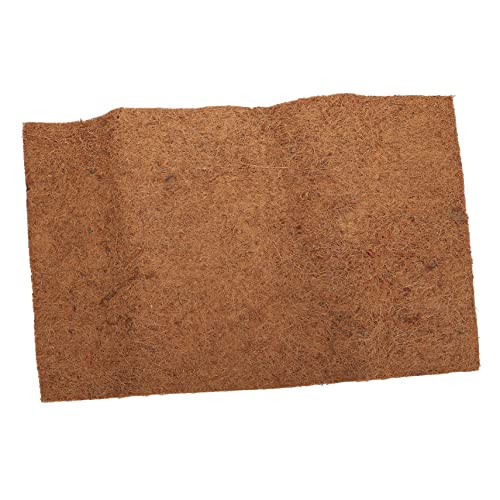 Mipcase Natural Coconut Fiber Reptile Mat Bedding Liner Breathable Substrate for Turtles and Lizards Coconut Coir for Clean and Comfortable Habitat - size: Size 2