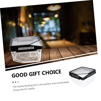POPETPOP Plastic Reptile Breeding Box Geckos Cage Reptile Terrarium Easy to Use Pet Supplies