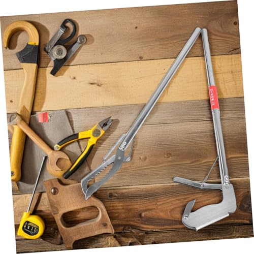 TOYANDONA Snake Tongs Collapsible Grabber Tool Stainless Steel Reptile Catching Equipment for Efficient Snake and EEL Capture for Farm Safety and Wildlife Management