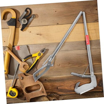 TOYANDONA Snake Tongs Collapsible Grabber Tool Stainless Steel Reptile Catching Equipment for Efficient Snake and EEL Capture for Farm Safety and Wildlife Management