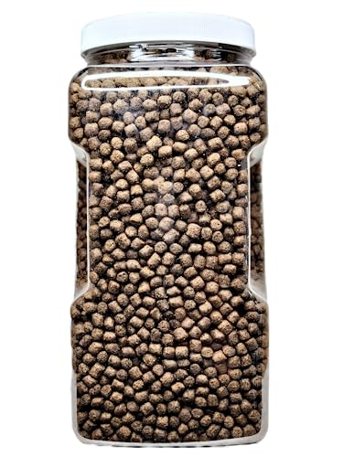 Cichlid Pellets, 45% Protein Floating 7.5mm (5/16") Pellets for Larger Oscars, Central American, South American Cichlids …8oz Small Jar - size: 8 Ounce (Pack of 1)
