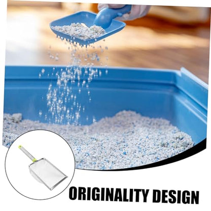 BESPORTBLE 2pcs Stainless Steel Cat Litter Scoop Fine Mesh for Easy Cleanup of Pet Waste Shovel for Cat Litter and Reptile Excrement for Maintaining Spaces