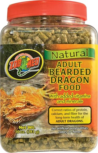Zoo Med Laboratories SZMZM76 Beard Dragon Adult Soft-Moist Pellet, 10-Ounce