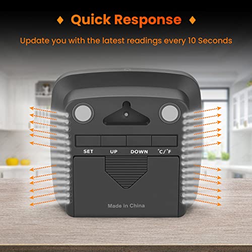 SMARTRO SC42 Professional Digital Hygrometer Indoor Thermometer Room Humidity Gauge Pro Accuracy Calibration