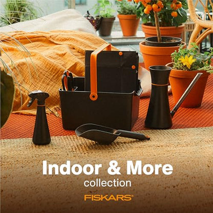 Fiskars Plant Mister Spray Bottle for Indoor Plants,Gentle&Fine Water Mist for Evenly Hydrating Orchids&Ferns,10 oz Lightweight Recycled Plastic,Ergonomic Trigger with Locking Nozzle,Black,(Pack of 4) - size: Mister (Pack of 4)