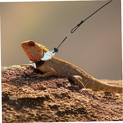 Healifty Adjustable Reptile Carrier Bag with Sling Strap Portable Canvas Pet Carrier for Bearded Dragon Lizard Outdoor Travel Walking Hiking