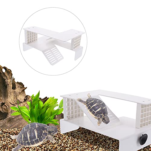 Toddmomy Turtle Terrace Floating Island Turtle Decor Reptile Climbing Platform Basking Platform