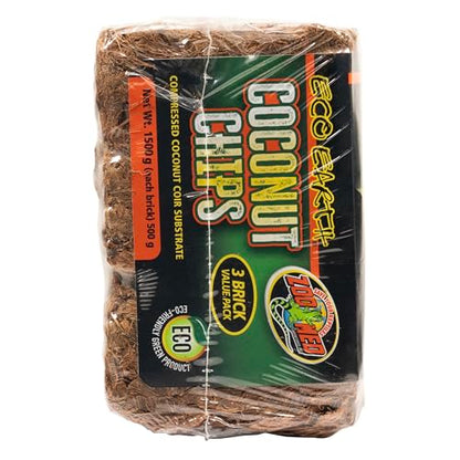 Zoo Med Eco Earth Coconut Chips 3pk