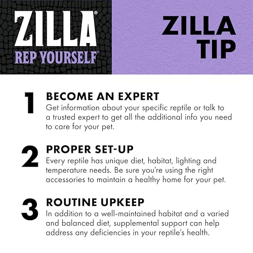 Zilla Vitamin Supplement Food Spray, with Carotene, Spray-on Multivitamin Supplement for Reptiles