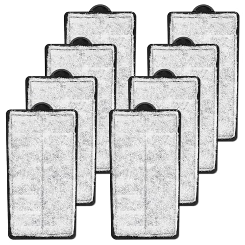fishkeeper 8-Pack Replacement Aquarium Filter Cartridge for Turtle Tank Filter–Fish Tank Filter Cartridge for 5W Turtle Filter, Replace Every 7-10 Days - 4.92'' x 2.76'' - size: 5W-8pcs Replacement Sponge