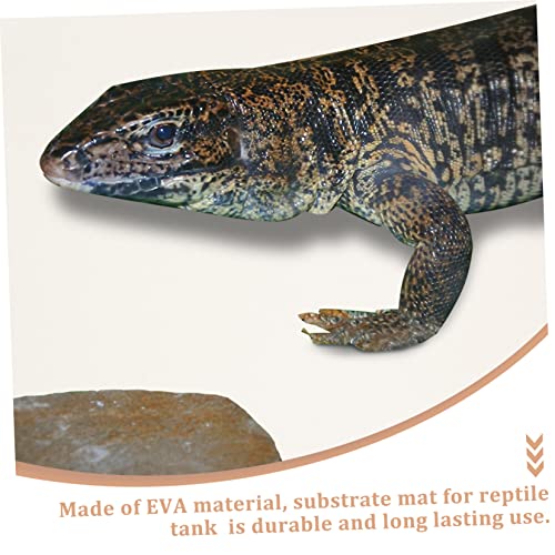 Toyvian Reptile Heating Pad Terrarium Carpet Sphagnum Moss Reptile Bedding Leopard Gecko Tank Accessories