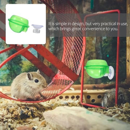 Garneck Reptile Food Basin with Suction Cup, 2pcs Stable Lizard Feeder Bowls Large Capacity Water and Feeding Dish for Lizards, Geckos, Frogs, and Crawling Pets