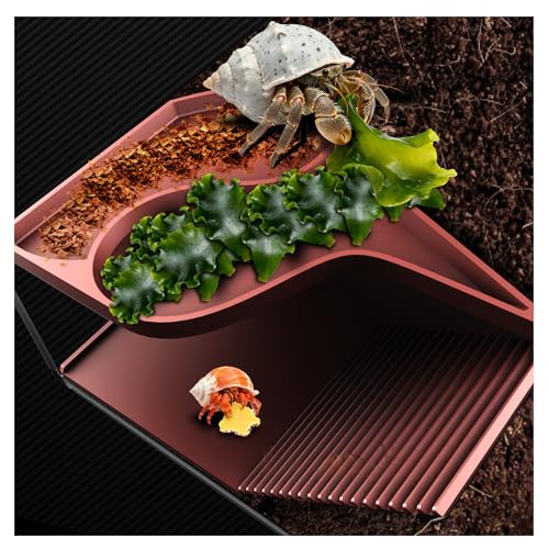 Hermit Crab Hideout with Climbing Tunnel | Hermit Crab Climbing Toys| Hermit Crab Water Tank Accessories |Hermit Crab Habitat, Also Suitable for Sea Turtles, Lizards and Tarantulas