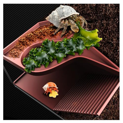 Hermit Crab Hideout with Climbing Tunnel | Hermit Crab Climbing Toys| Hermit Crab Water Tank Accessories |Hermit Crab Habitat, Also Suitable for Sea Turtles, Lizards and Tarantulas