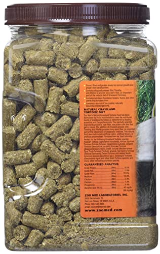 Zoo Med Natural Tortoise Food, 35-Ounce, Grassland - size: 1.56 Pound (Pack of 1)