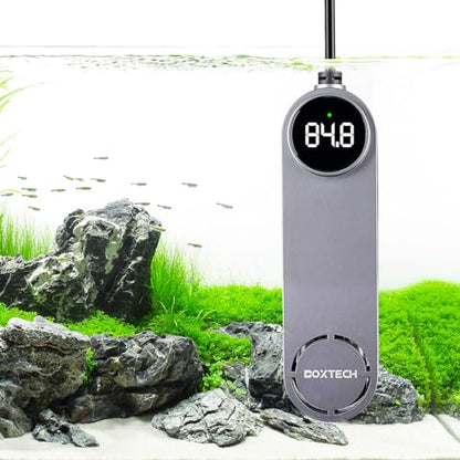 boxtech Aquarium Heater, Fish Tank Heater for 25 to 40 Gallon Tanks, 200w Submersible Water Heater with Digital Thermometer, Overheat Protection - size: 200w for 25 to 40 gallon tank