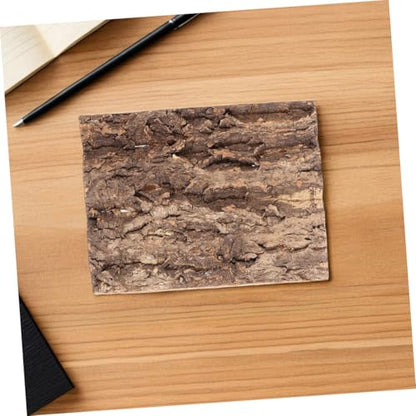 3pcs Realistic Simulated Tree Bark Decor for Reptile Terrariums Lifelike Cork Bark Background with Natural Texture Easy to Install Habitat Enhancement for Lizard Gecko Snake and