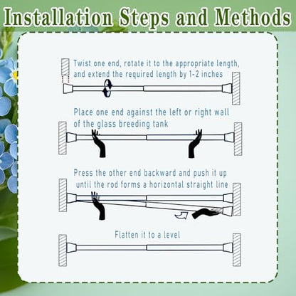 Snake Climbing Stick is Suitable for Ball Python Lizard Tarantula Snake Hermit Crab Leopard Gecko Tree Frog Climber Accessory Terrarium Habitat Decoration (S(11.69inch-21.65inch))