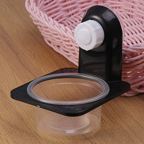 Hemobllo 4pcs Reptile Food Bowl Durable Black Feeding Dish for Lizards Geckos Iguanas More Space Saving Pet Accessories for Tanks Boxes - size: 4 Pcs