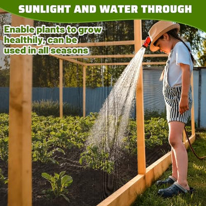Stronger Garden Mesh Netting, 10 x 20 FT Ultra Fine Nano PP Plant Covers, Small Animals Bird Net Barrier Screen for Vegetables Plants Fruits Flowers Protection, Shading Rate 33% - size: 10 x 20 FT