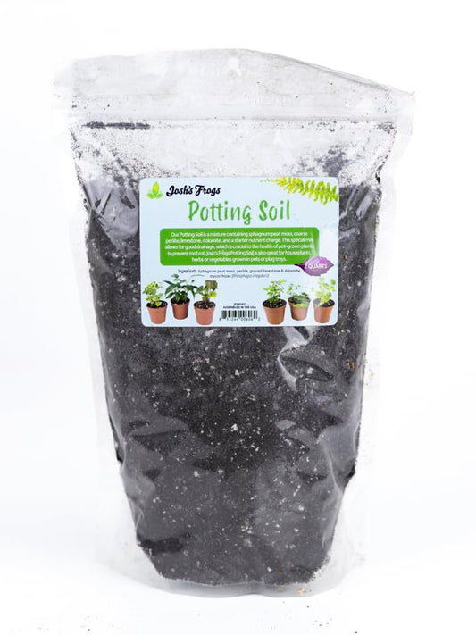 Josh's Frogs Potting Soil for houseplants, Herbs and Vegetables (2 Quart) - size: 2 Quart