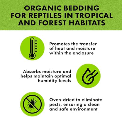 Zilla Bark Blend, Organic Fir Bark for Tropical and Forest Habitats, 24 Quarts - size: 24-Quart