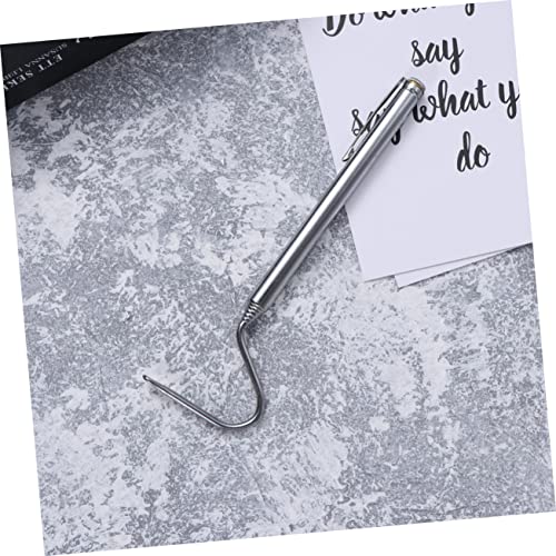 ABOOFAN 3pcs Stainless Steel Snake Hook Retractable Snake Tool for Reptile Pet Supplies Long Hooks for Hanging
