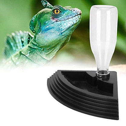 Zerodis Reptile Feeding Tools Reptile Hatching Supplies Water Dispenser Terrarium Tank Food Feeders Drinking Fountain Bowl Waterer Feeding Amphibians Dish Bowls Accessories for Tortoise