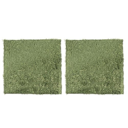 2pcs Natural-Looking Reptile Moss Carpets for Climbing Pets Absorbent Mats Breathable and Washable Terrarium Bedding for Tortoises and Amphibians