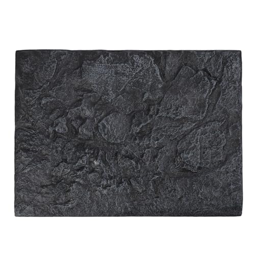 Aquarium Background Multipurpose 3D Foam Wall, Fish Tank Background with Realistic Rock Texture, Vivid Fine Crafted Reptile Habitat Decor for Aquarium and Terrarium Use (E) - size: E