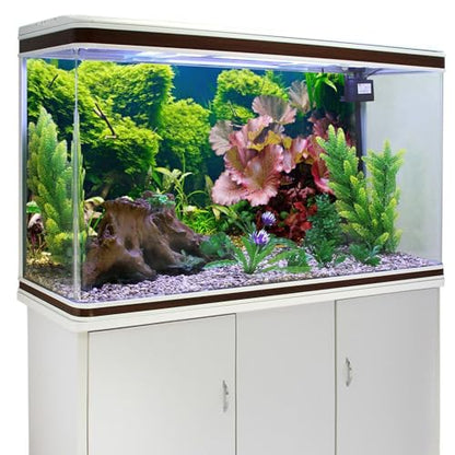 AWERT 30x12 inches Aquatic Plant Aquarium Background River Bed & Lake Fish Tank Background Vinyl - size: 30x12in/75x30cm