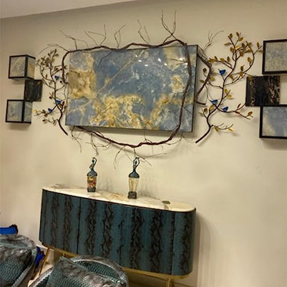 118" Bendable Artificial Grapevines Garland Tree Branches(S) | Wall Hanging Fake Cherry Blossom Vines Reptile Plants Twigs Wreath for Garden Outdoor Halloween Creepy Ceiling Decoration - size: Small