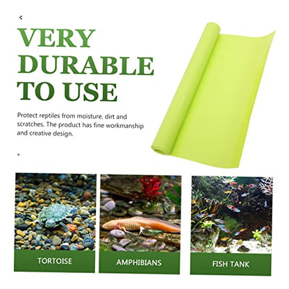 Toddmomy 2pcs Reptile Mat Terrarium Bedding for Snakes Lizards and Turtles Easy Reptile Carpet for - size: 150X30CM