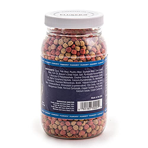 Fluker's Aquatic Turtle Diet, Food Pellets for Turtles, 8 oz (Pack of 2) - size: 8 Ounce (Pack of 2)