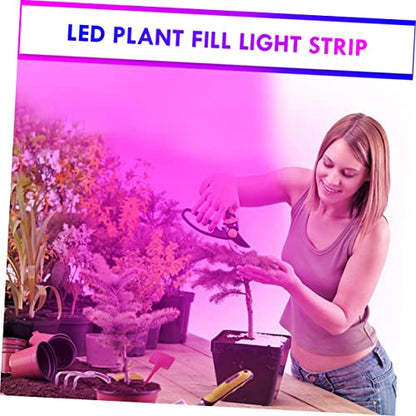 USB LED Grow Light Strips for Indoor Plants Full Range Dimmable 5V Waterproof Plant Growth Lamp Touch Control for Greenhouse Growing