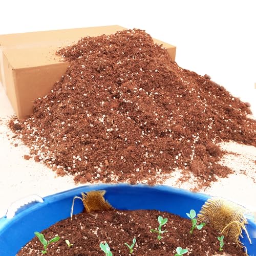 9QT Potting Soil Mix for Indoor Plants - Contains Perlite, Peat Moss, Coco Coir & Rice Charcoal, Natural & Organic Material with Well-Draining, Light & Aerated Texture for Healthy Roots & Fast Growth - color: Potting Soil, size: 9QT