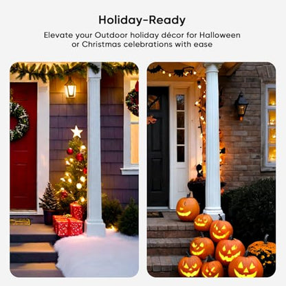 TREATLIFE Dimmer Plug with 100FT Wireless Remote Control, IP44 Weather Resistance, Outdoor Dimmer for String Lights, Lamps, Patio Lights, Max Power 400W